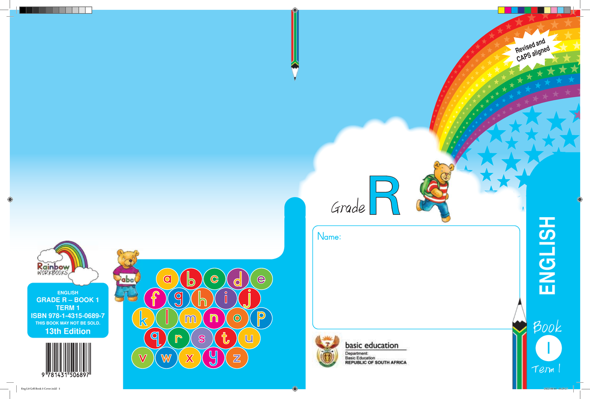 Eng Lit GrR Book 1 - Grade R Workbook Term 1 Activities - Studocu