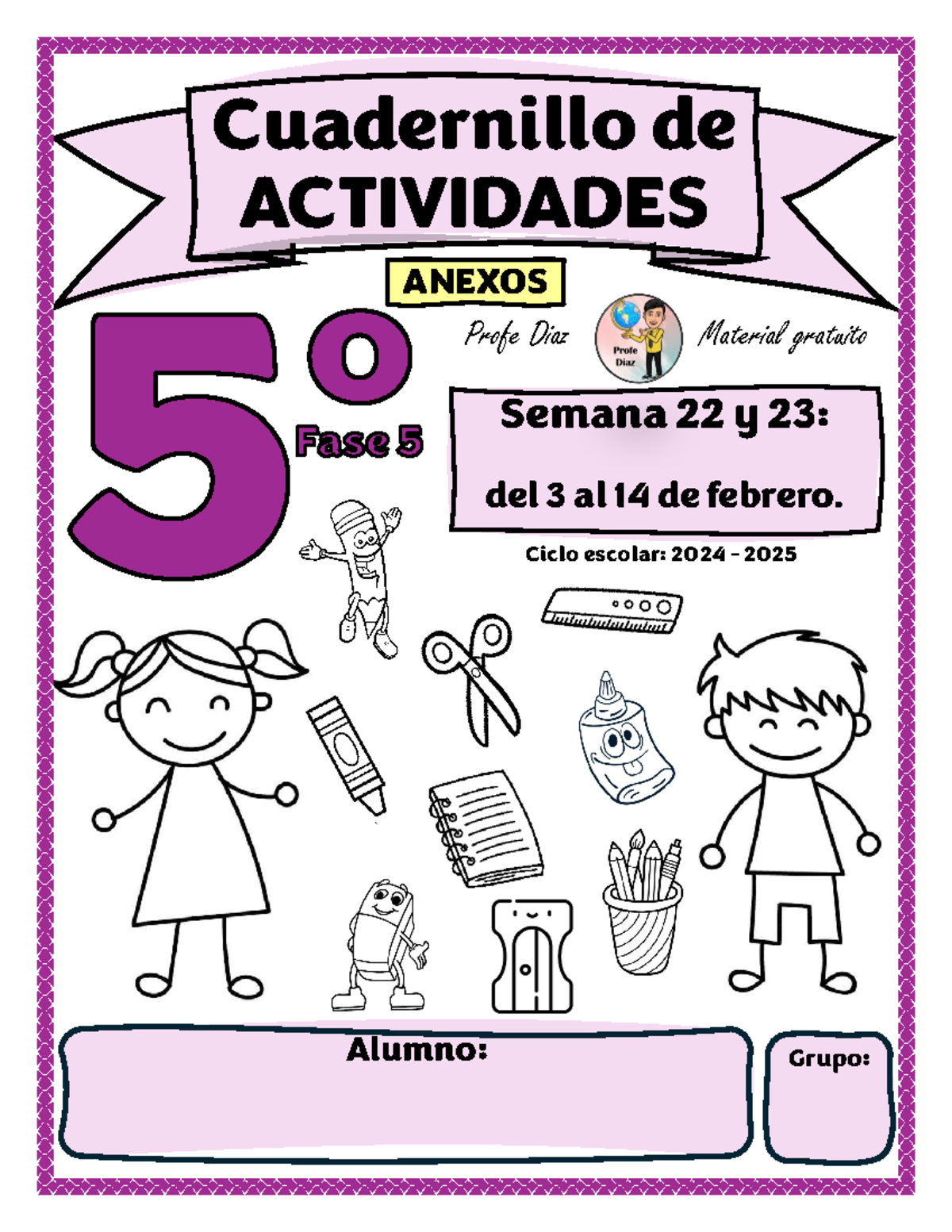 5° s22 y 23 Cuadernillo de actividades - Profe Diaz - Semana 22 y 23 ...