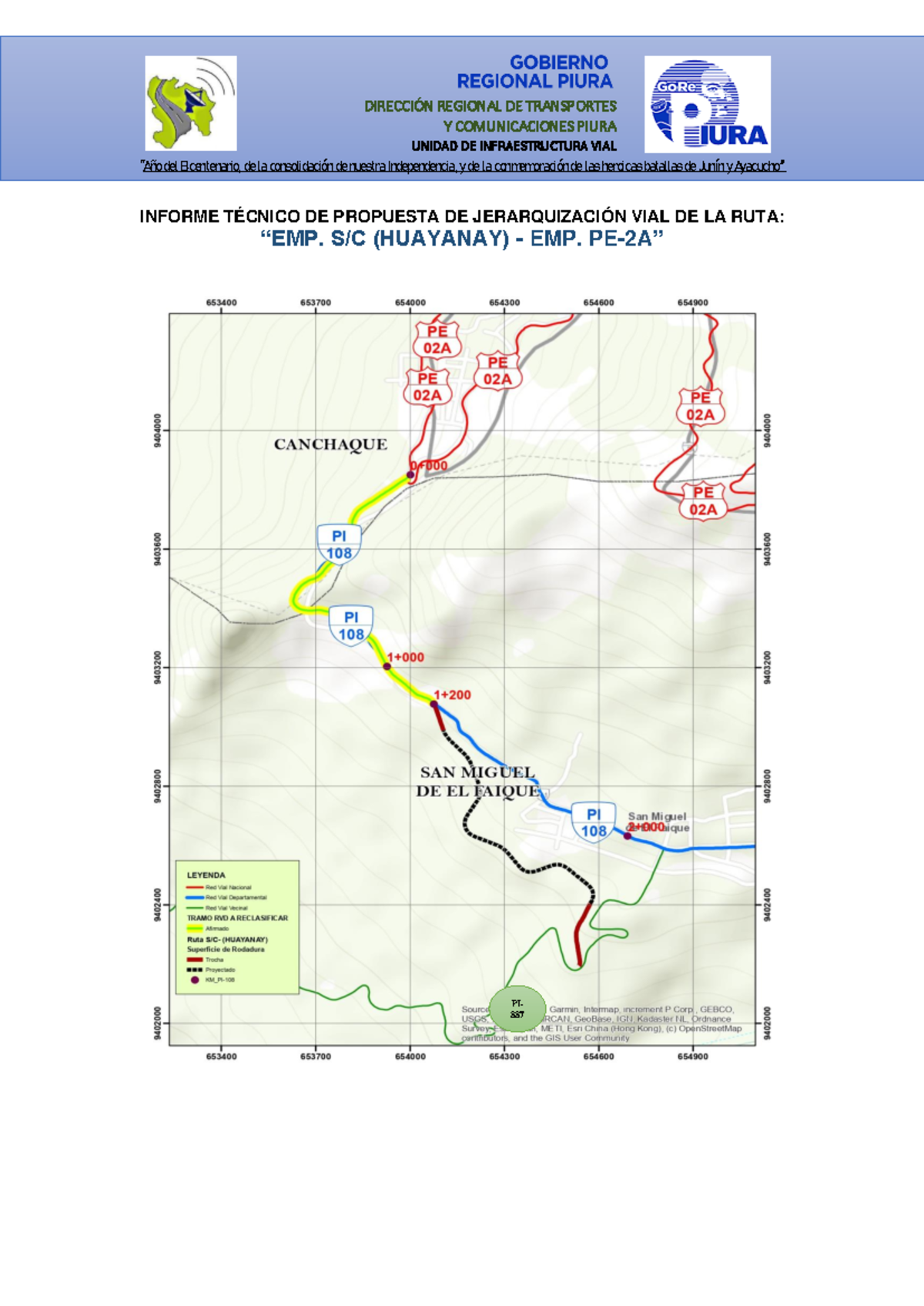 Informe Técnico Propuesta Jerarquización Vial Ruta PI-108/2024 - Document Preview