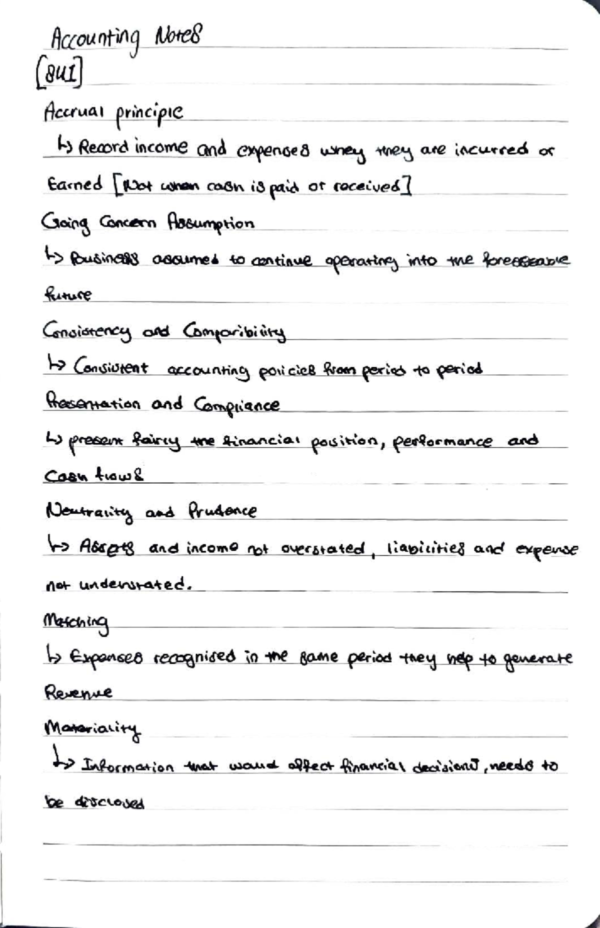 Acc201 Final Exam Notes: Accounting Principles and Revenue Recognition ...