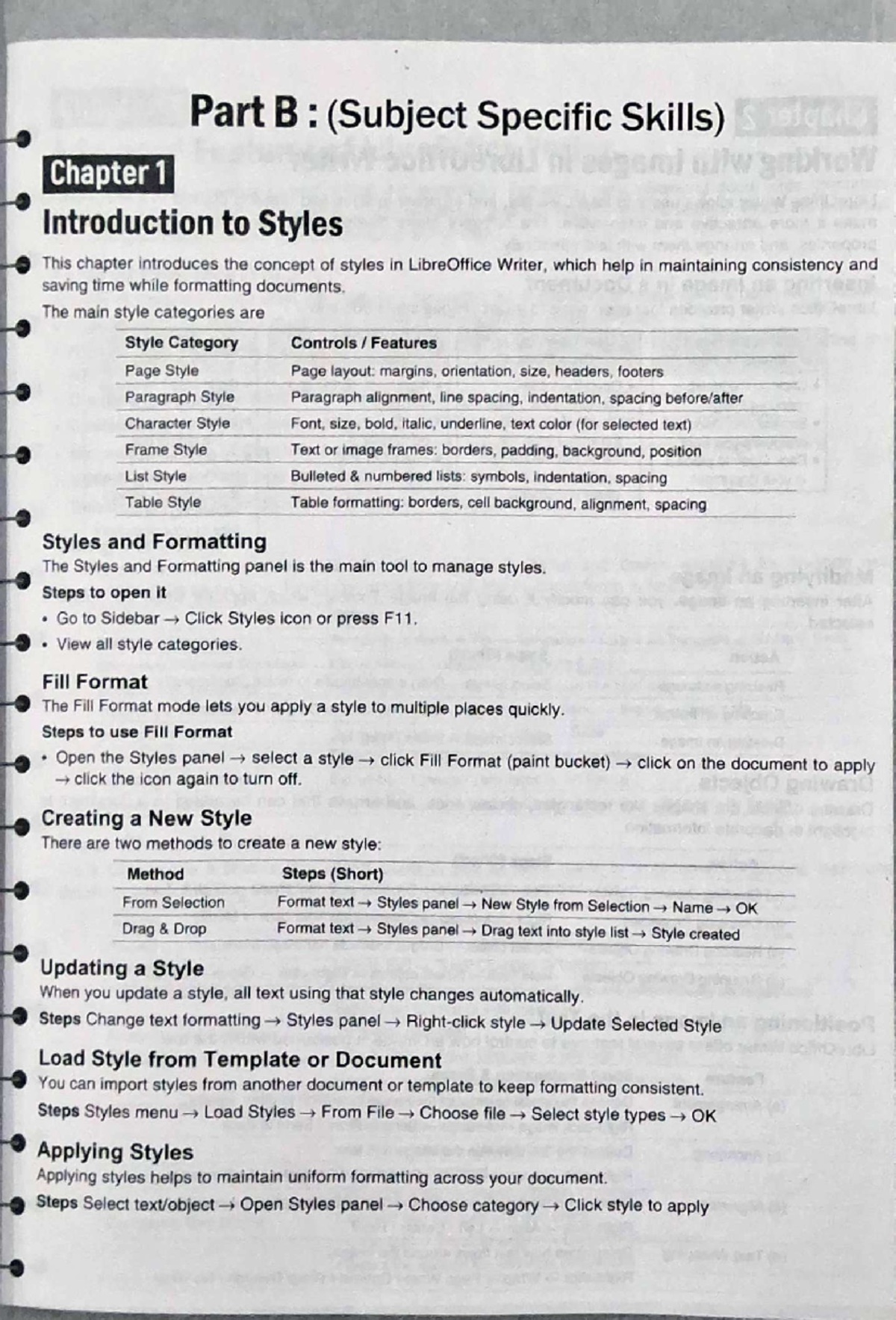 Subject Skills Revision Notes - IT: Styles, Images, Data Analysis, and ...