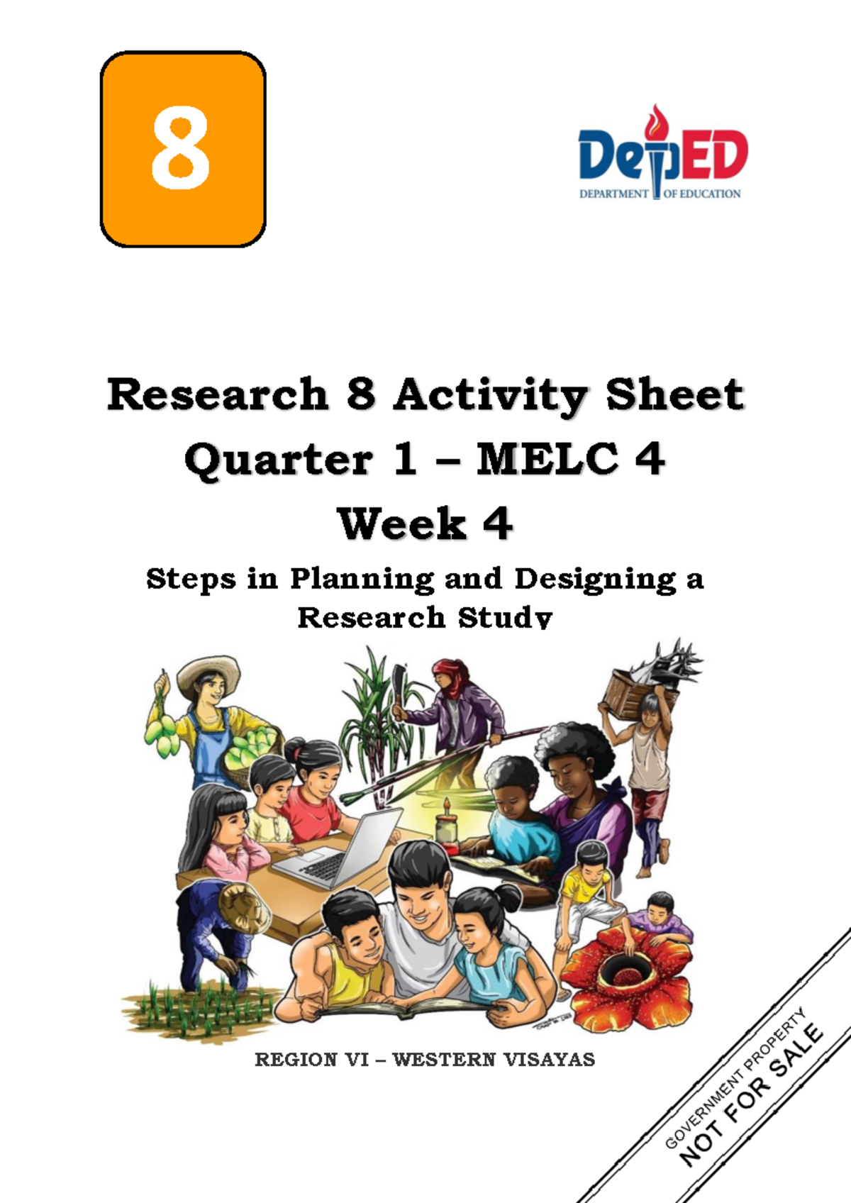 Research 8 Activity Sheet Q1 MELC 4: Planning & Designing Research ...