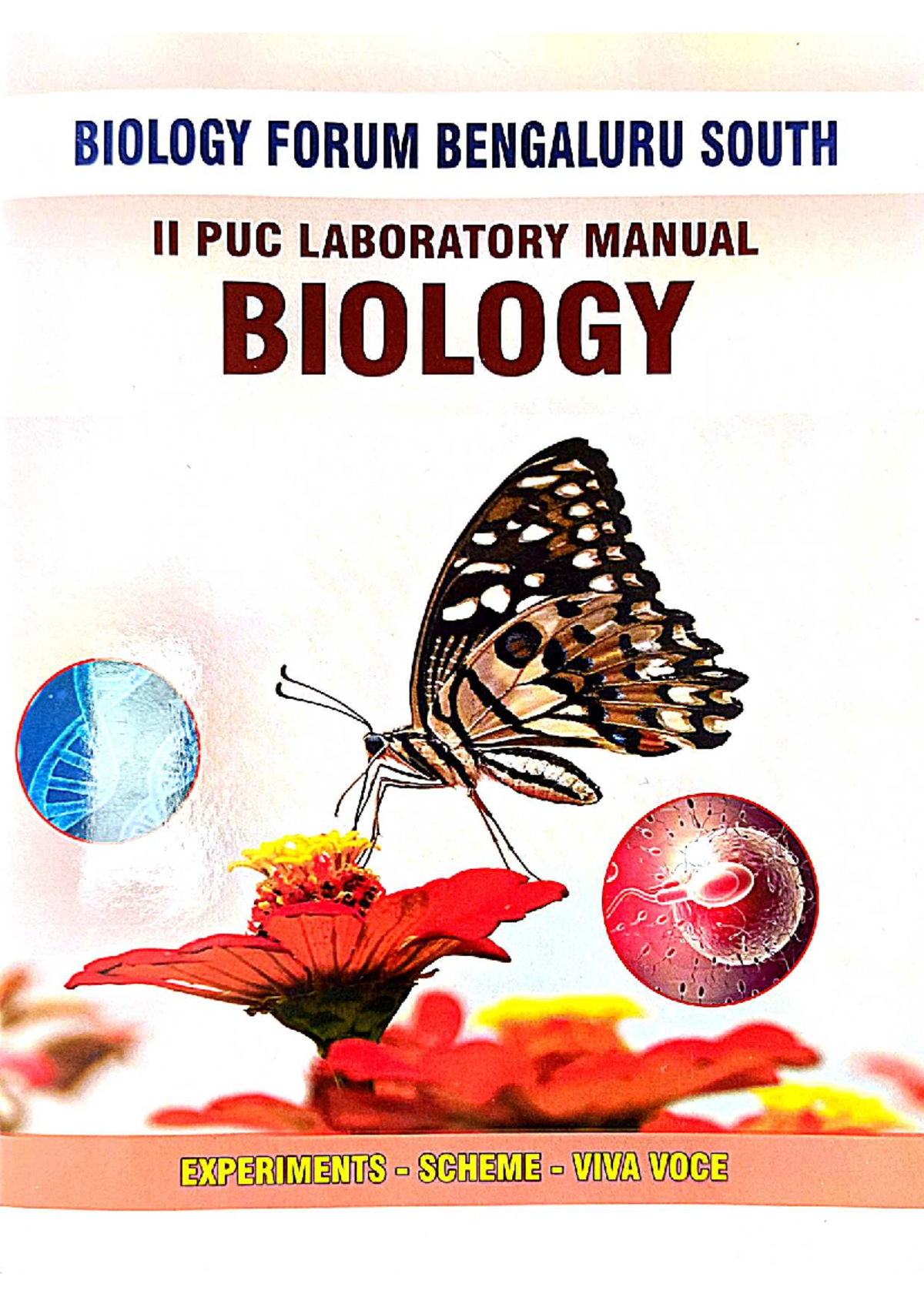 BIOLOGY II PUC LAB MANUAL: EXPERIMENTS & VIVA VOCE GUIDE - Studocu