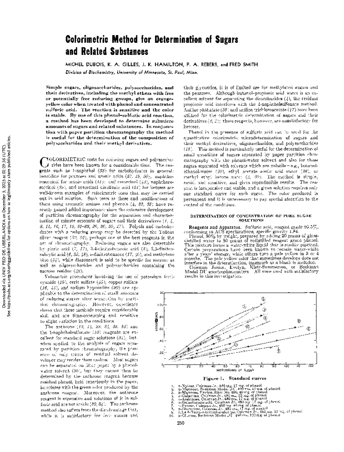 Colorimetric Method for Sugar Analysis in Biochemistry (CHEM 101) - Studocu