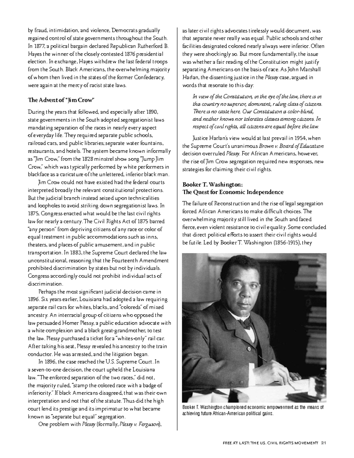 Civil Rights Movement: Key Figures and Historical Context (HMK) - Studocu