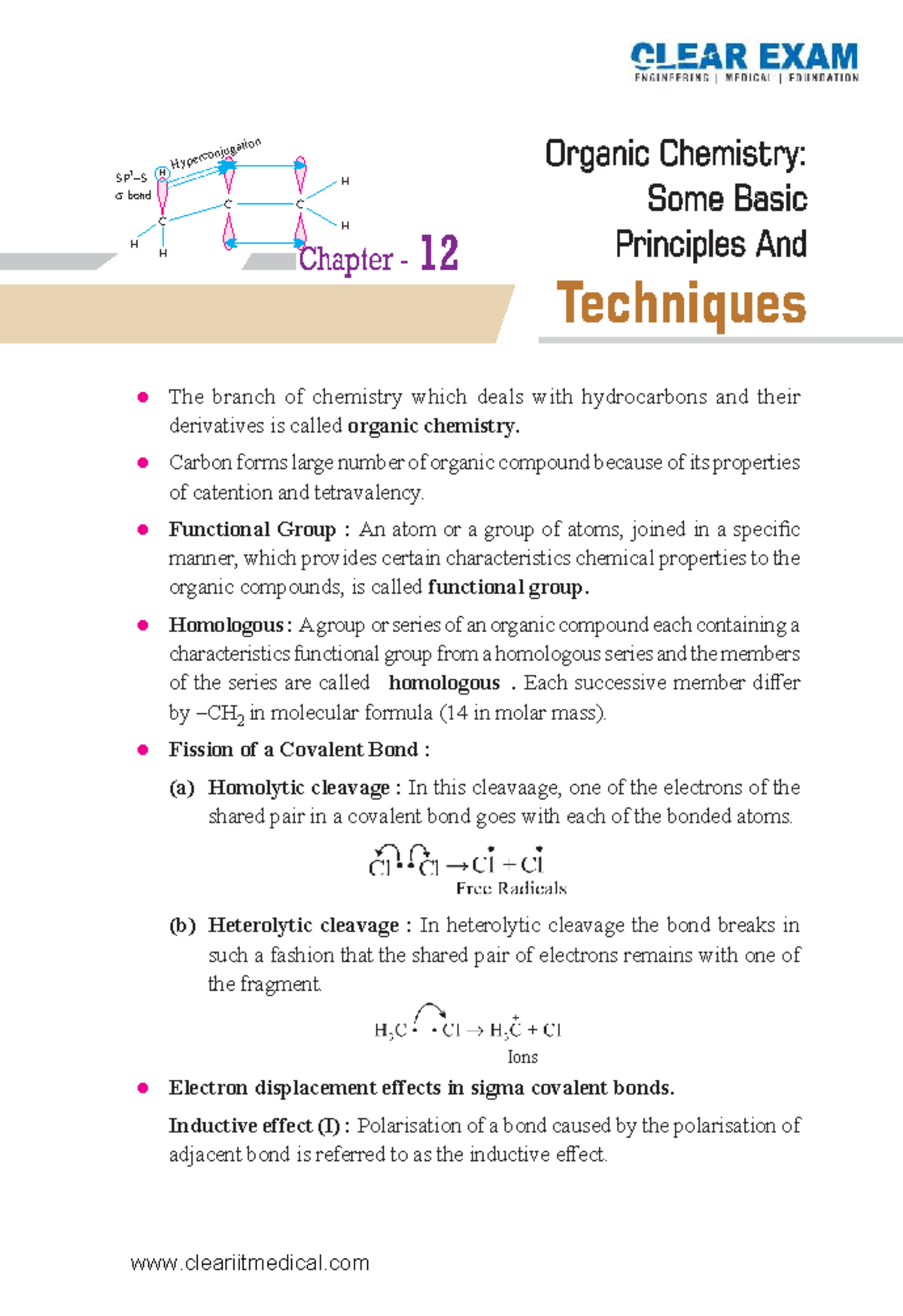 Organic Chemistry: Key Concepts and Techniques (CH 12) - Studocu