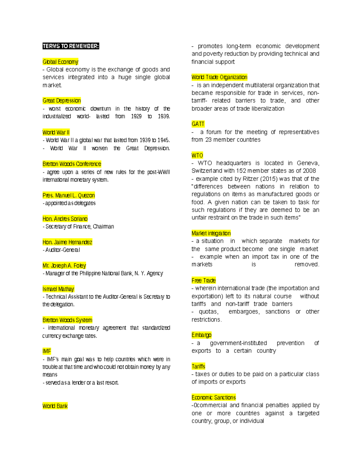 Business Analytics Reviewer: Key Terms and Concepts Summary - Studocu