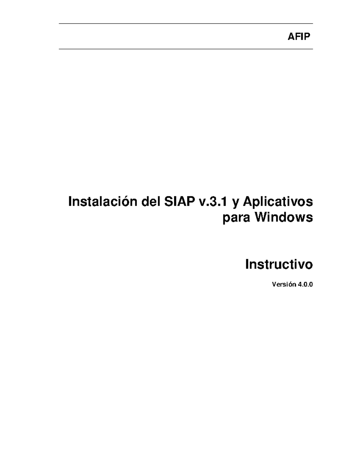 2.C2 Instalacion de Siap (Módulo 4) - AFIP Instalación del SIAP v.3 y ...
