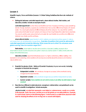 Unit 2 bio C190 - unit 2 notes - Unit 2: Basic Chemistry and Biological ...