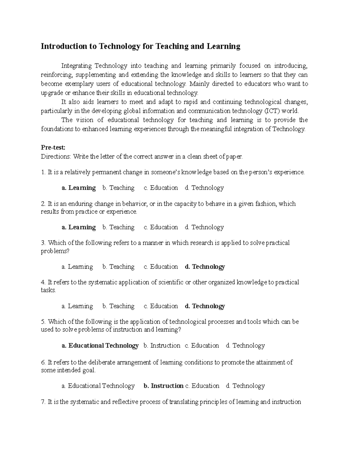 TTL 2 L1 - Instructional material for technology and livelihood ...