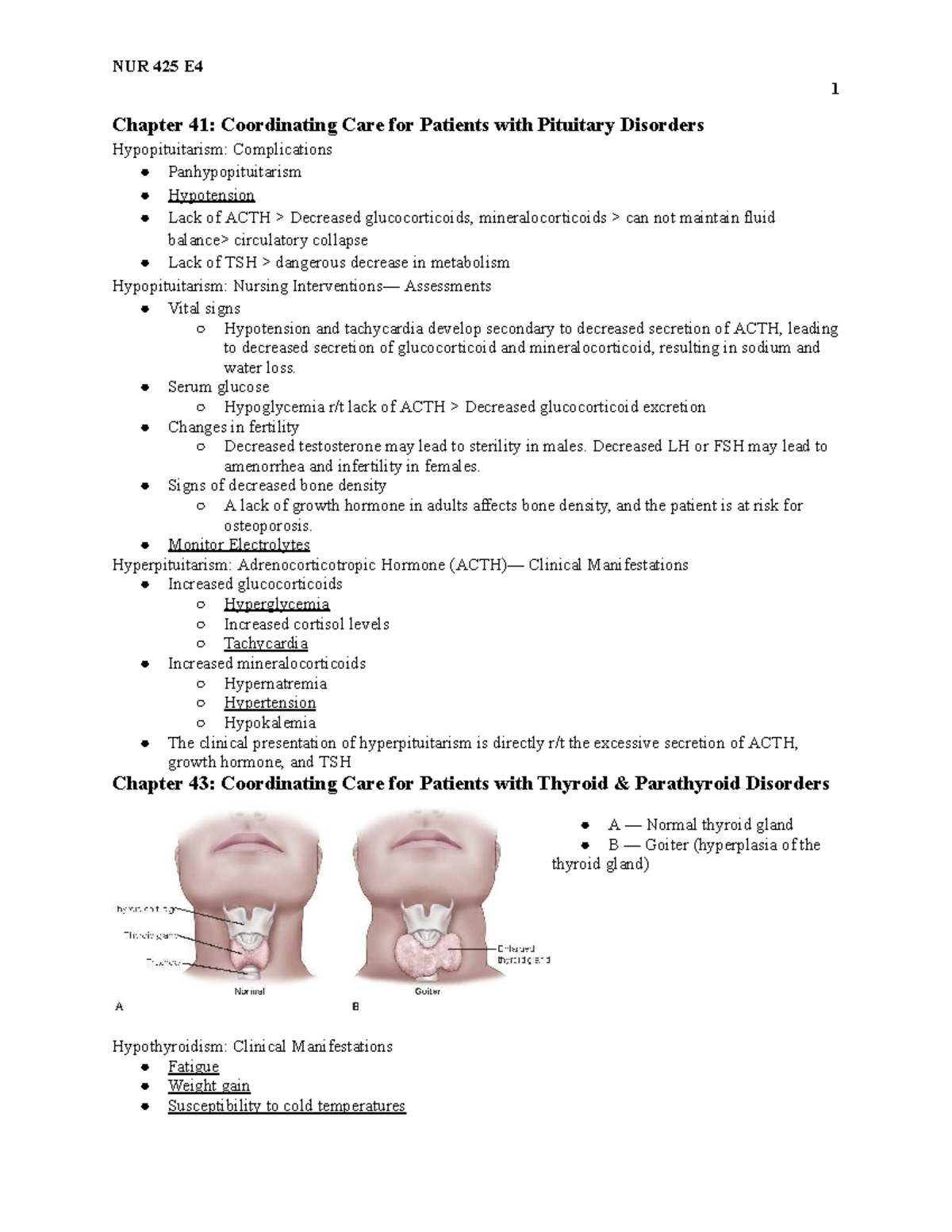 NUR 425 E4 - Study guide - 1 Chapter 41: Coordinating Care for Patients ...