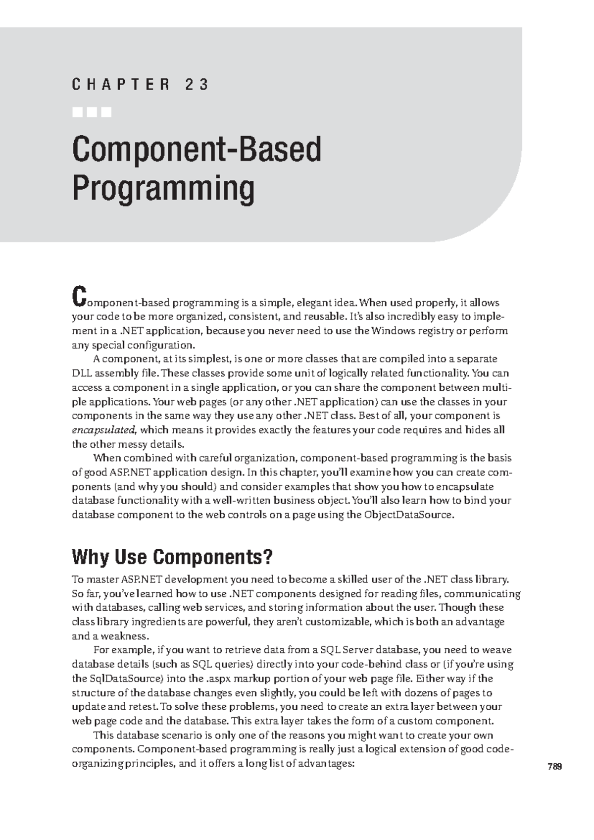 Chapter 23 - Component-Based Programming - CHAPTER 23 Component-Based ...