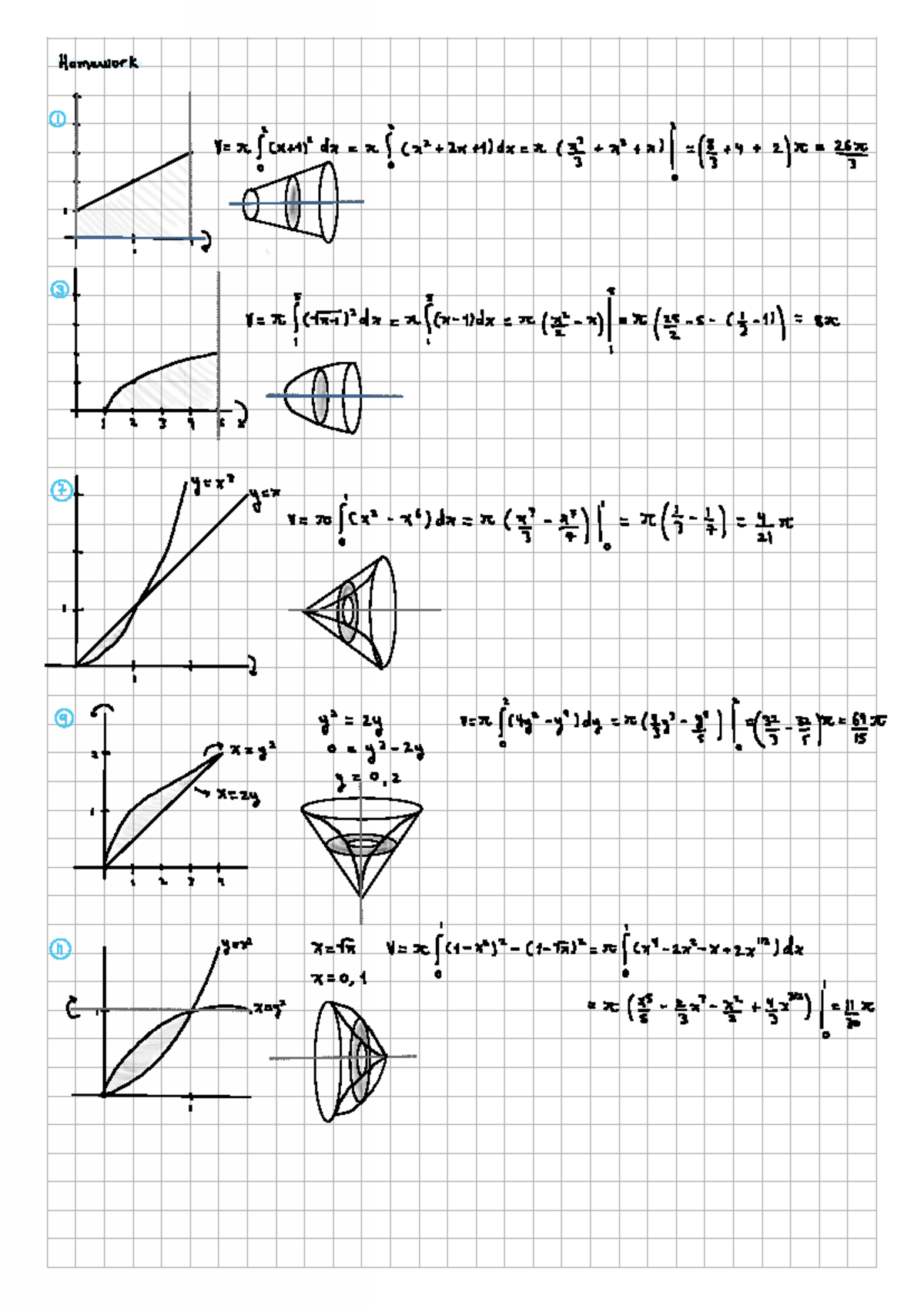 6.2 Homework: Advanced Calculus Problems and Solutions - Studocu