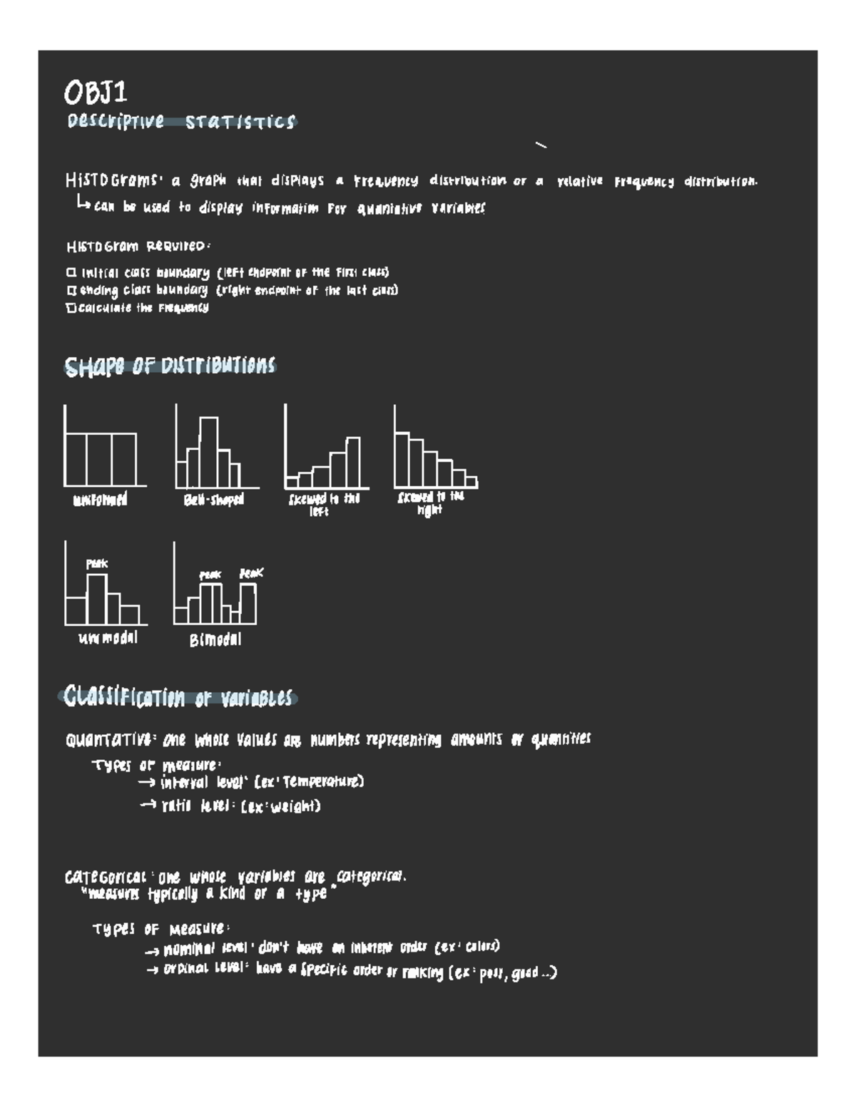 Stats 113: Descriptive Statistics and Frequency Distributions Notes ...