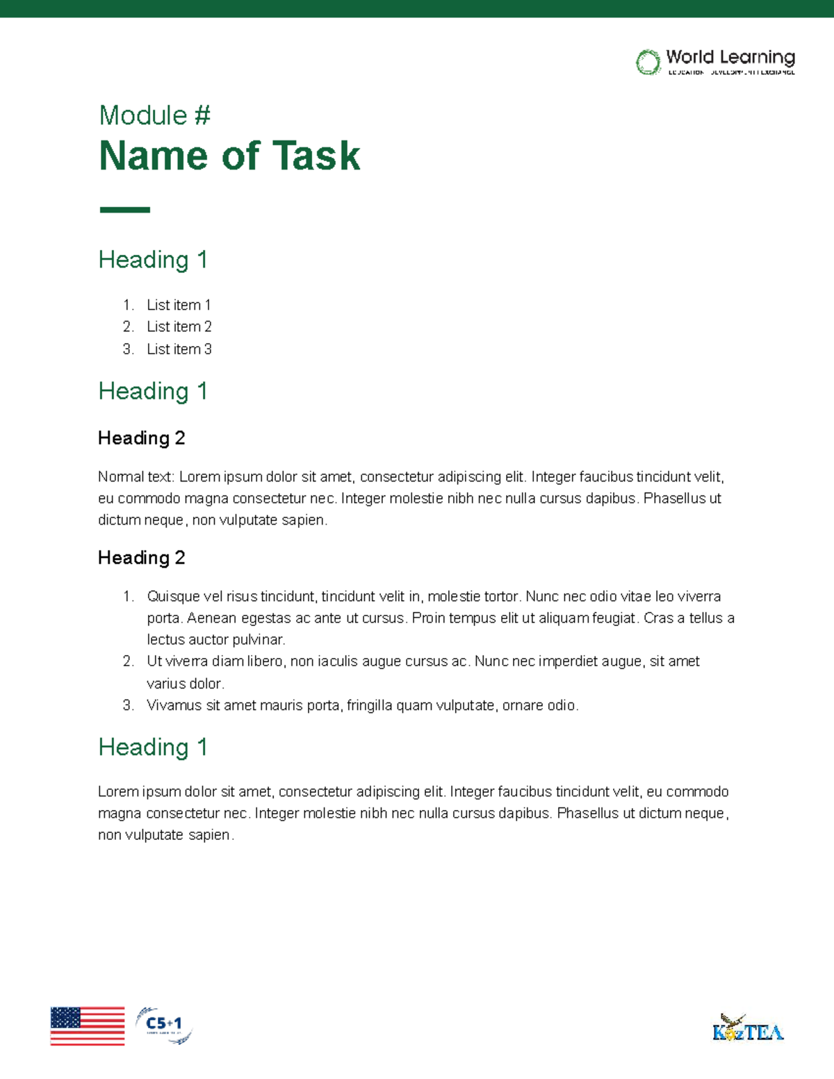 Module # Handout Template: Task Overview and Key Points - Studocu