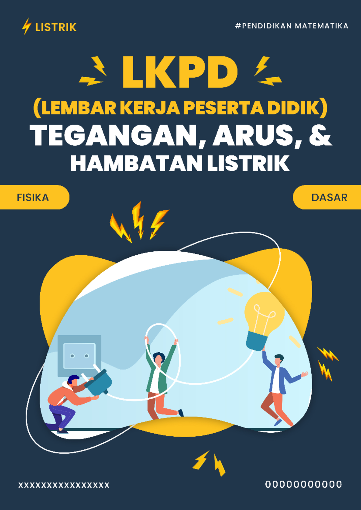 LKPD Fisika Dasar - TEGANGAN, ARUS, & HAMBATAN LISTRIK - Document Preview