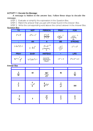 Math 9 Q3 Module 5: Understanding Proportions in Mathematics - Studocu