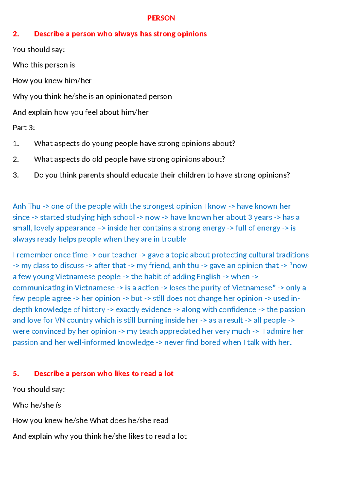 PERSON 2: Describing Opinionated Individuals and Their Impact on ...