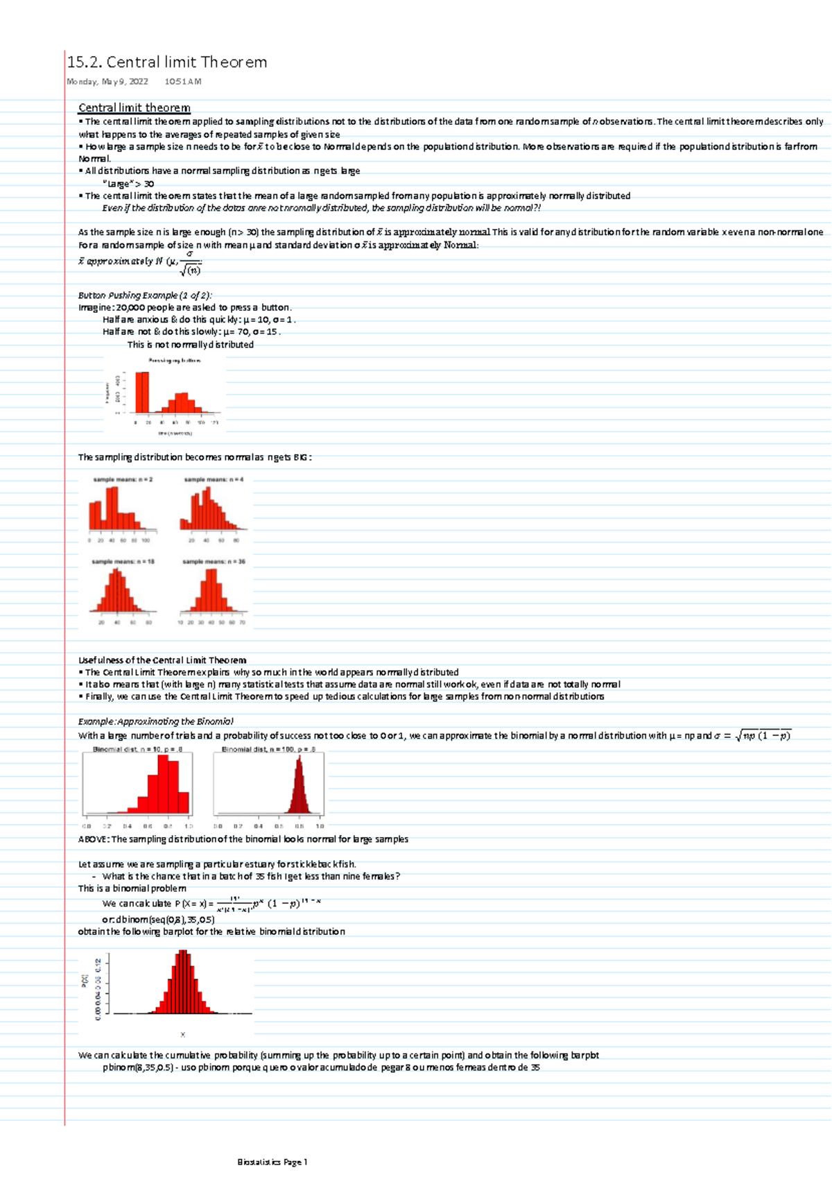 15.2 Central Limit Theorem: Key Concepts and Applications in ...
