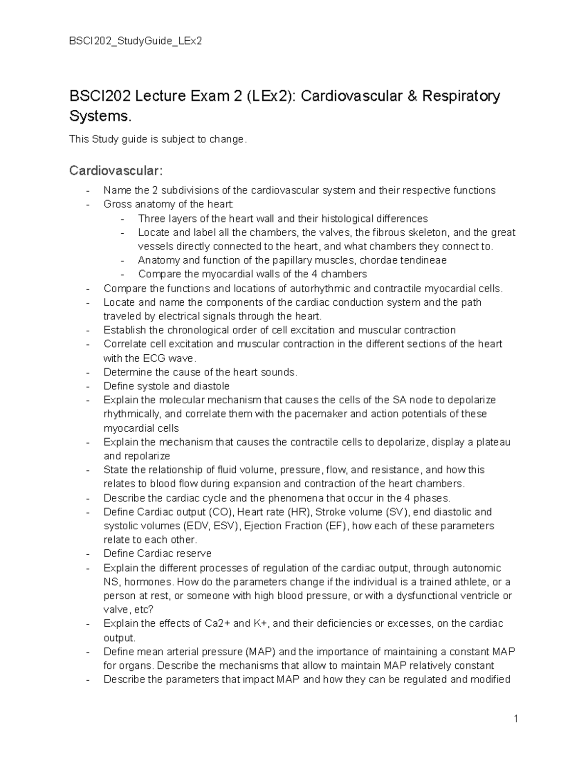 BSCI202_Lecture_Exam_2_Study_Guide_Cardiovascular_Respiratory_Systems ...