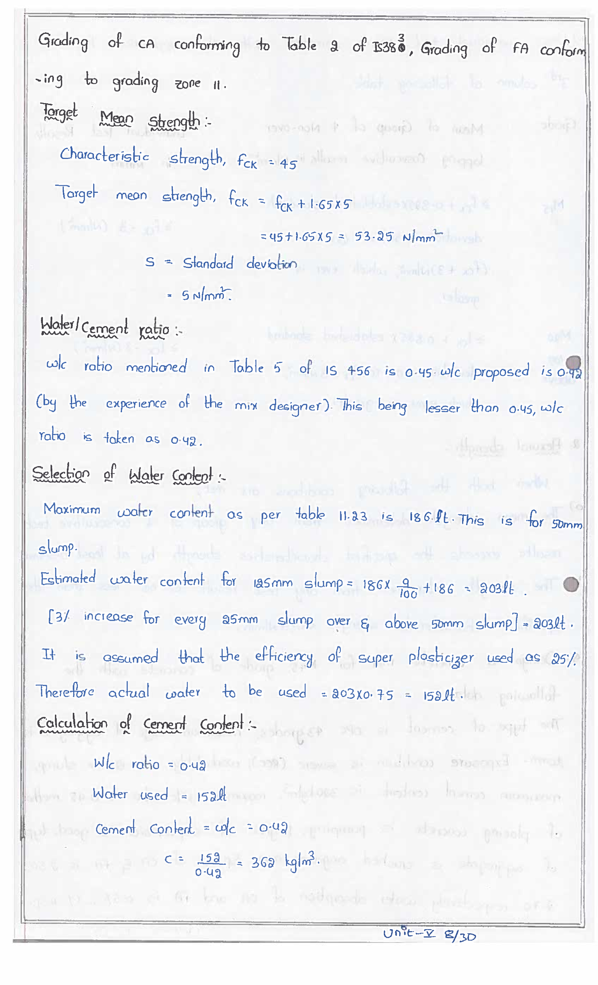 CE511PE CT2 - Concrete Technology Numerical Analysis and Mix Design ...