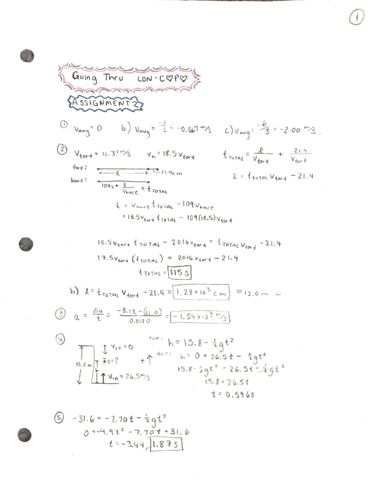 Lon Capa Solutions for Physics Concepts - Detailed Analysis and Answers ...