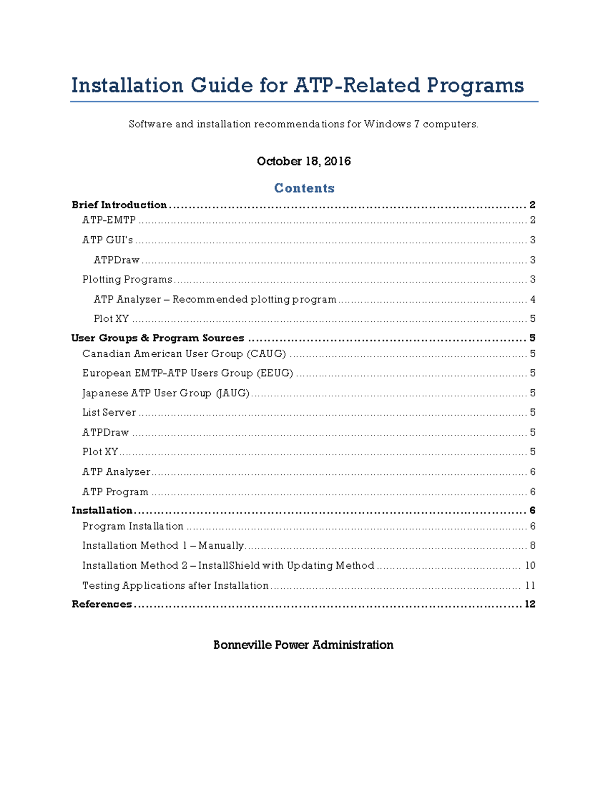 ATP Programs Installation Guide for Windows 7: Step-by-Step ...