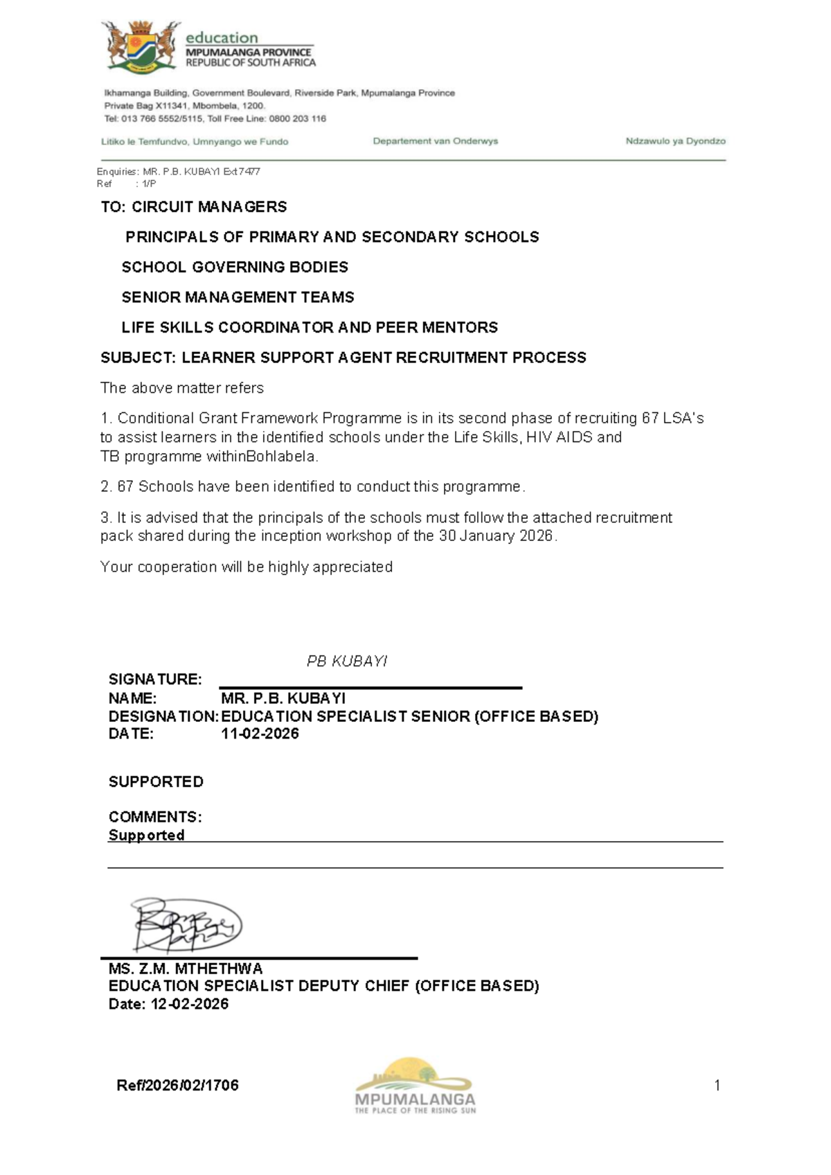 LSA Recruitment Process for 2026: Guidelines and Procedures - Studocu
