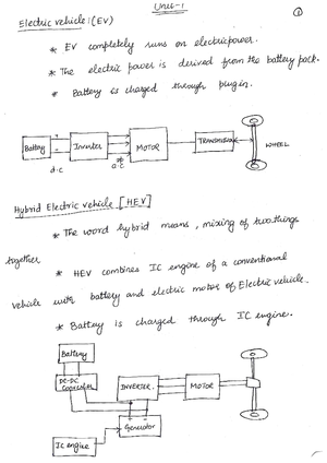 Electric Vehicle Architecture - EE3025 - Studocu