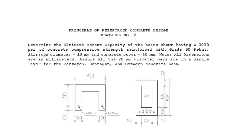 Seatwork NO. 2 - practice problem - Civil Engineering - PRINCIPLE OF ...