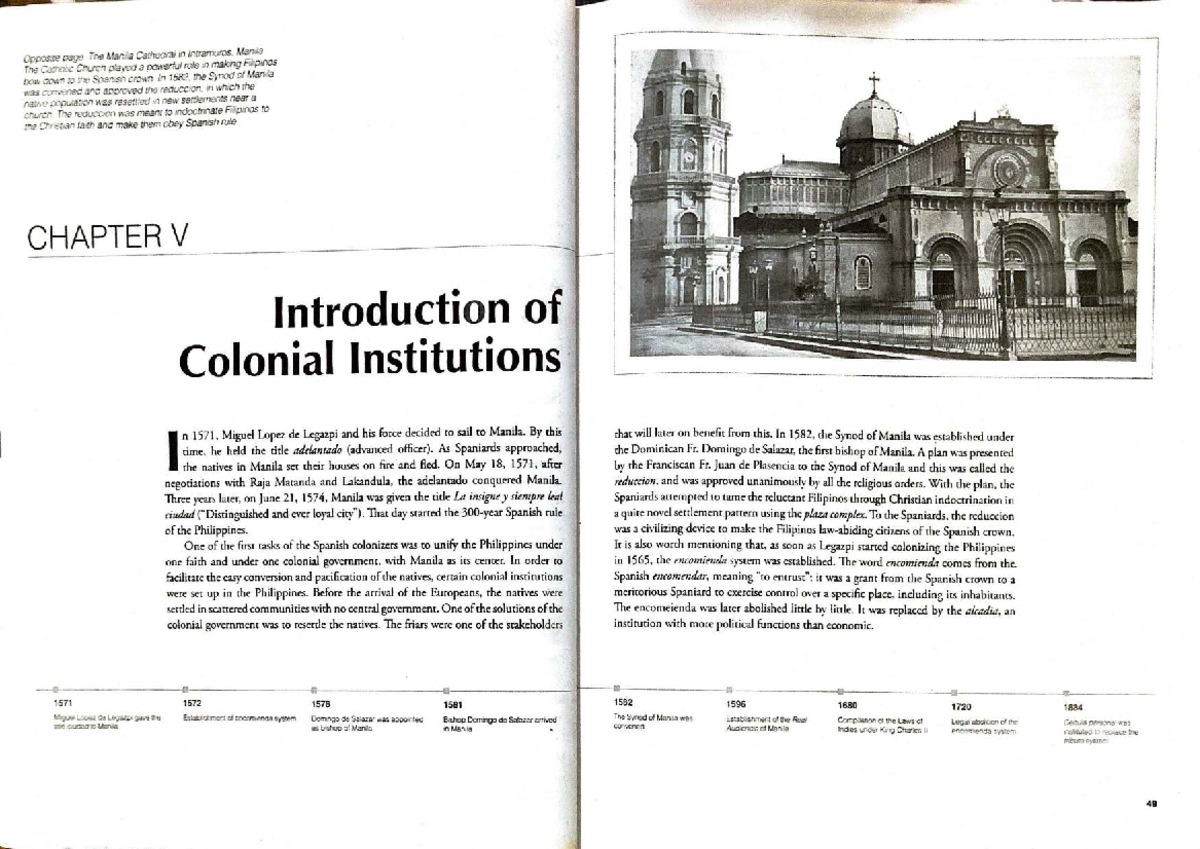 Colonial Institutions in the Philippines: A Study of Encomienda and ...