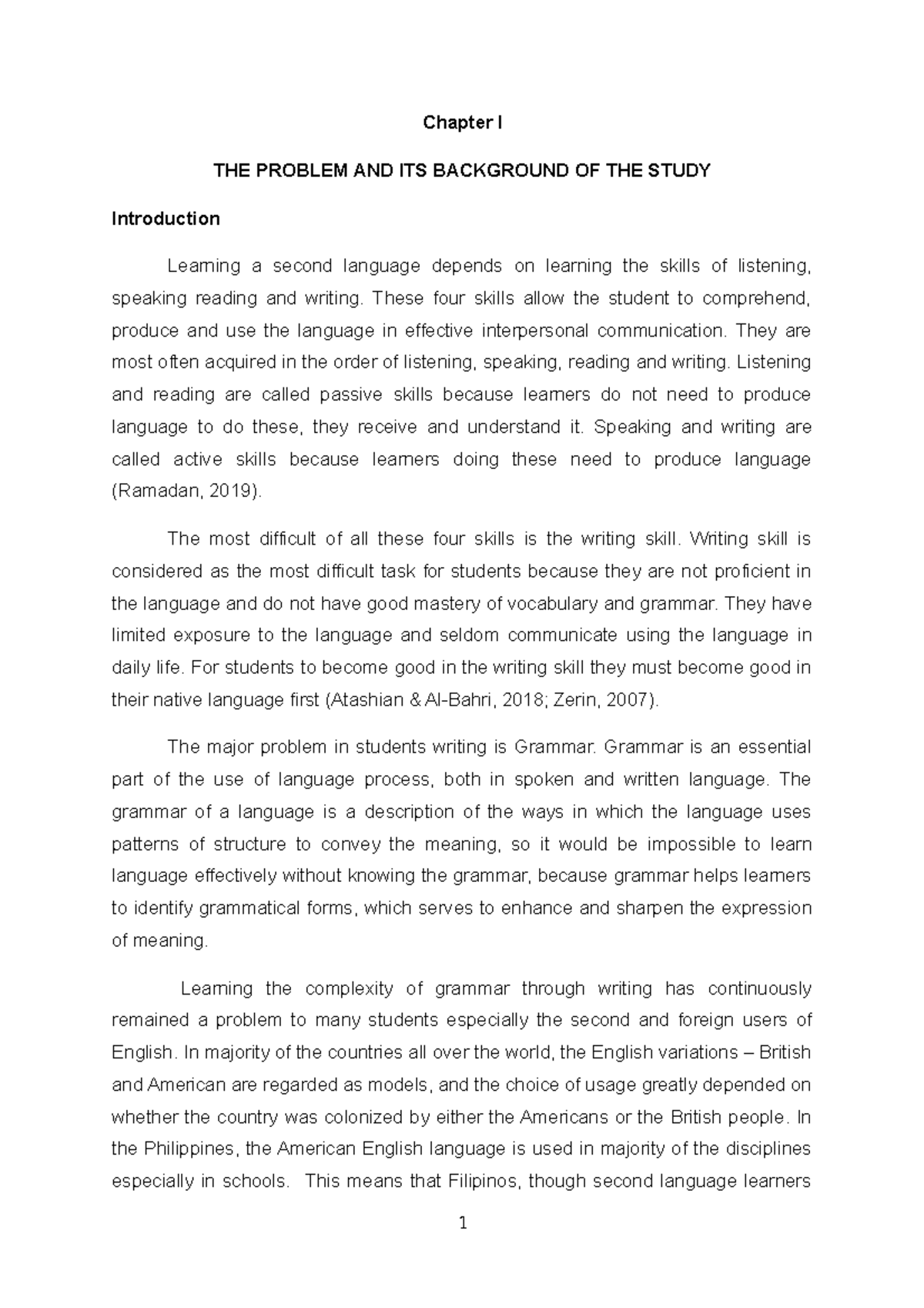 Grammatical Errors IN Writing Skills Committed BY Grade 10 Students ...