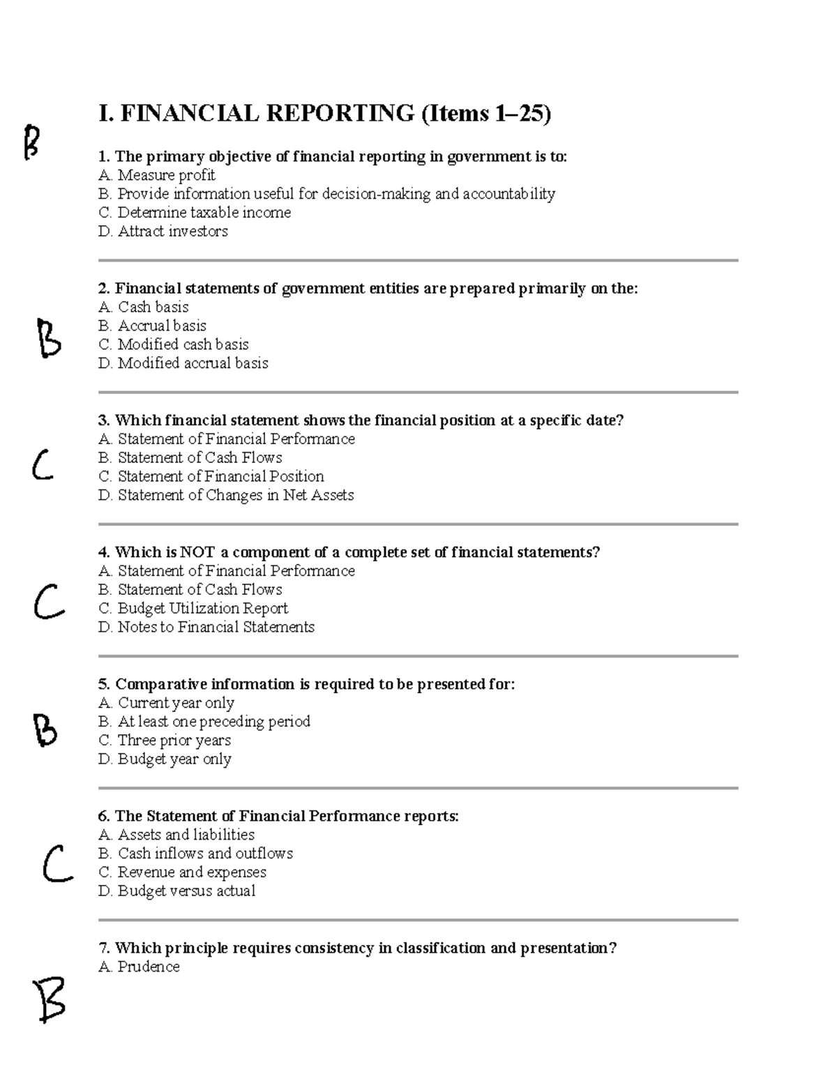 GA6 - Financial Reporting Notes for Government Entities - Studocu