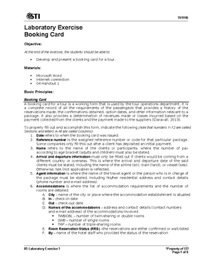 Laboratory Exercise 1 (IT): Graphic Layout Design Guide - Studocu