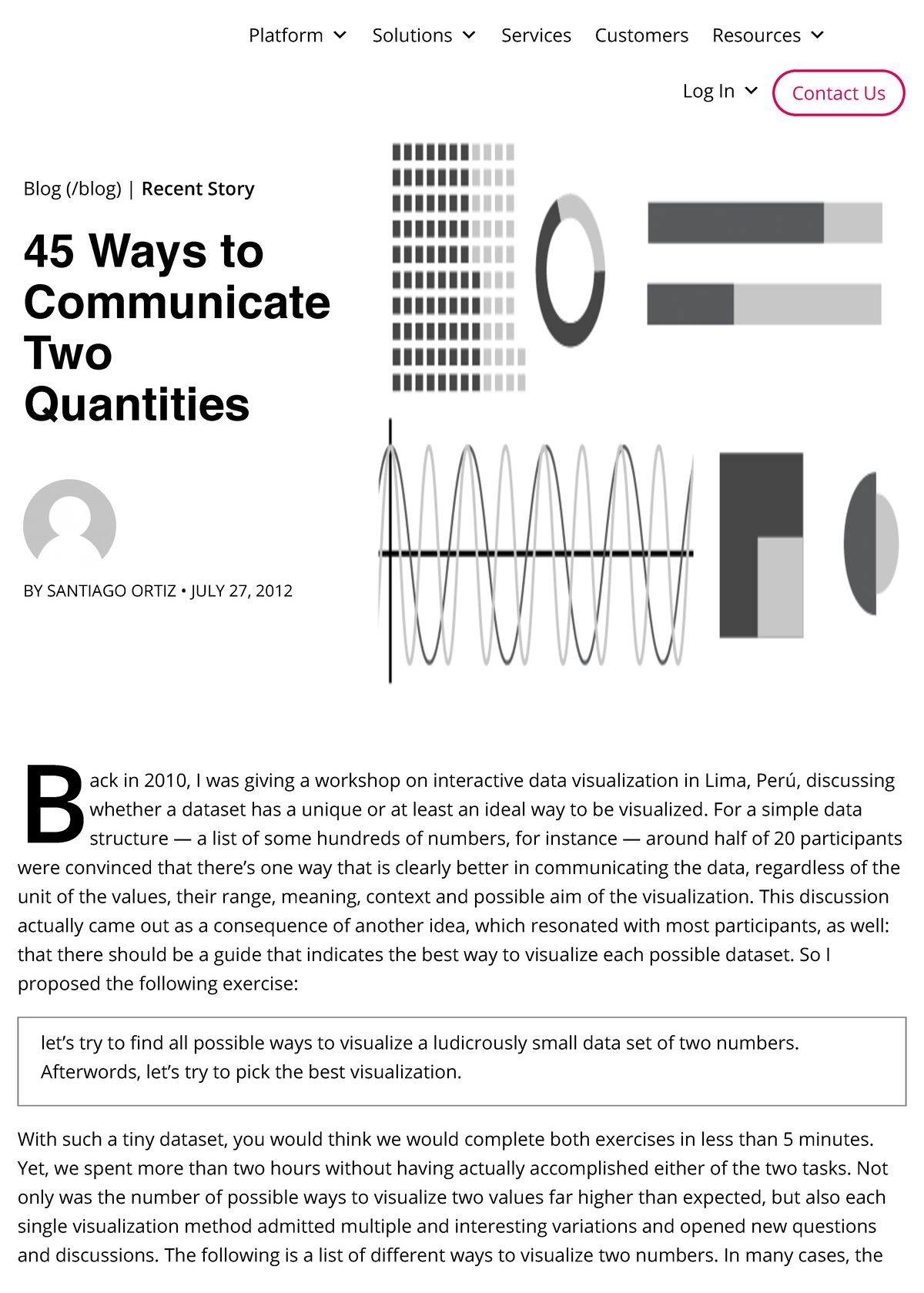 45 Ways to Visualize Two Quantities: A Guide to Data Representation ...