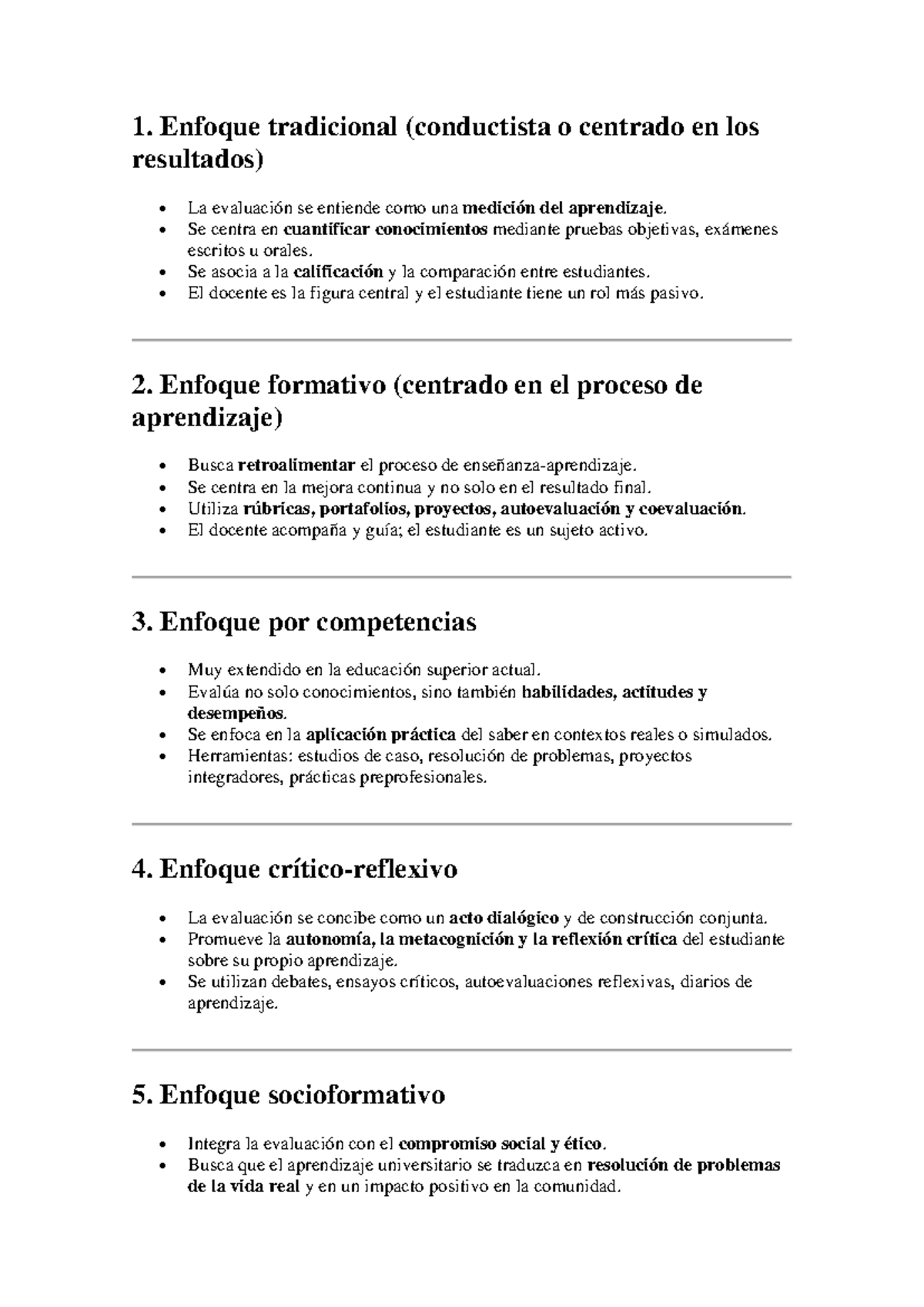 Enfoques de la Evaluación Educativa en Educación Superior: Análisis y ...