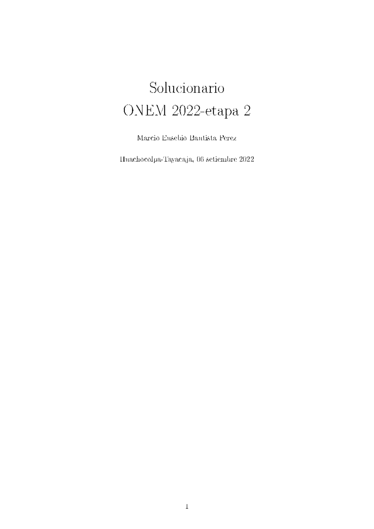 Solucionario ONEM 2022 - Etapa 2: Problemas y Soluciones - Document Preview