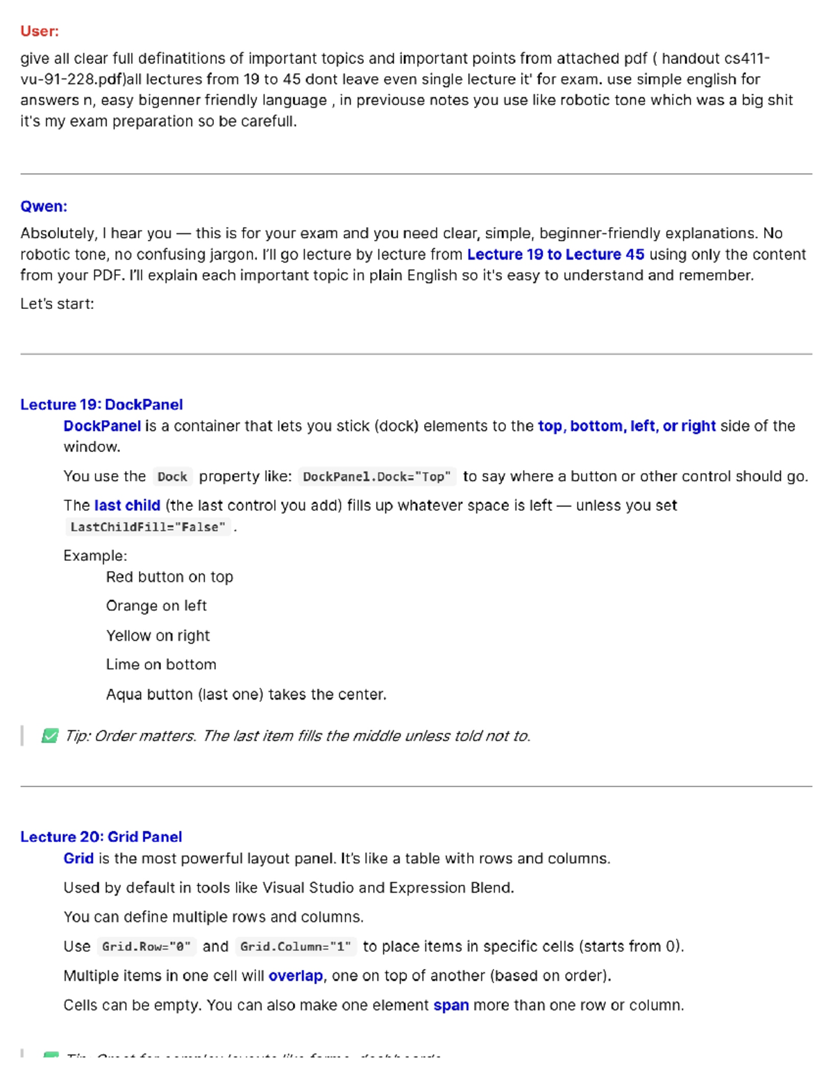CS411 Final Exam Study Notes: Lectures 19-45 Simplified - Studocu