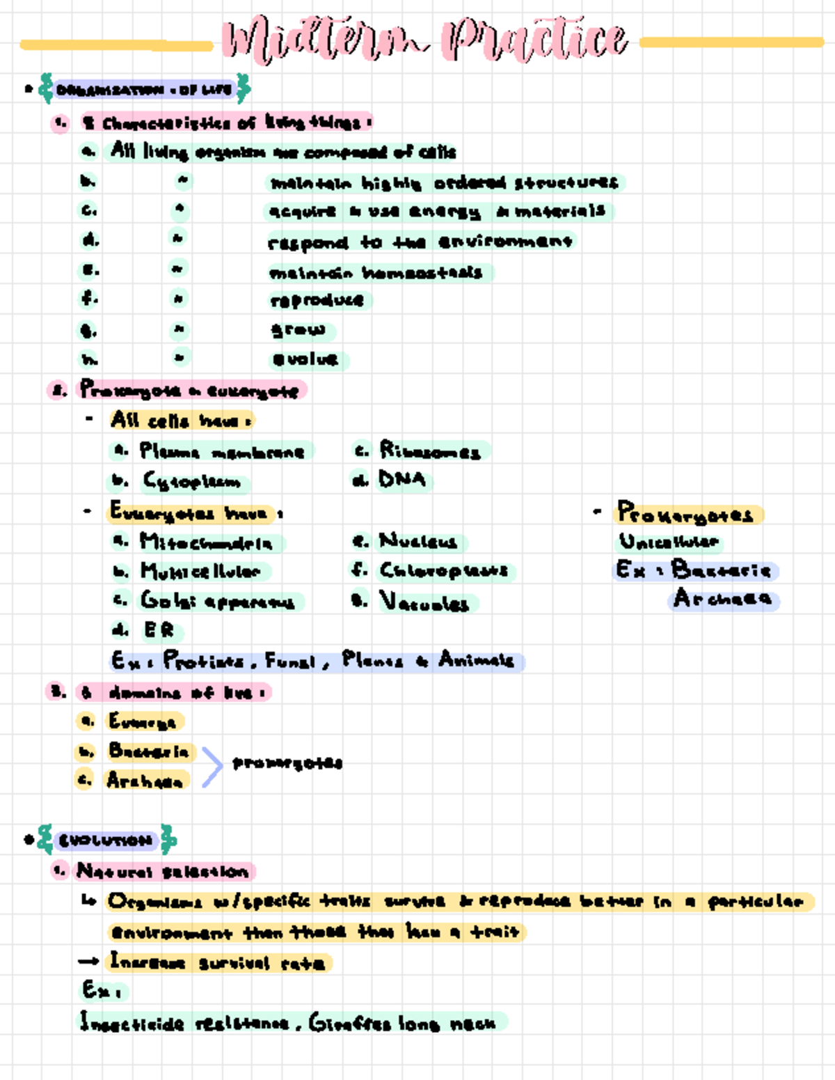 BI 221 Midterm Exam Study Notes: Key Concepts and Practices - Studocu