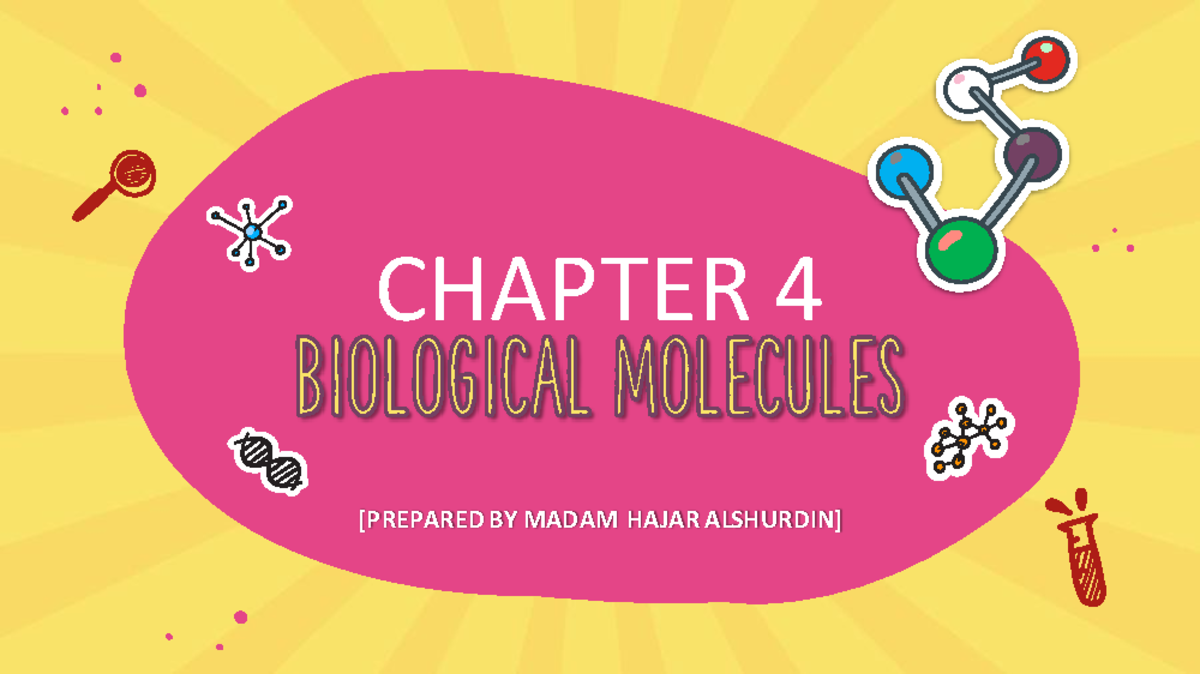 Chapter 4 - Biological Molecules: Functional Groups & Macromolecules ...