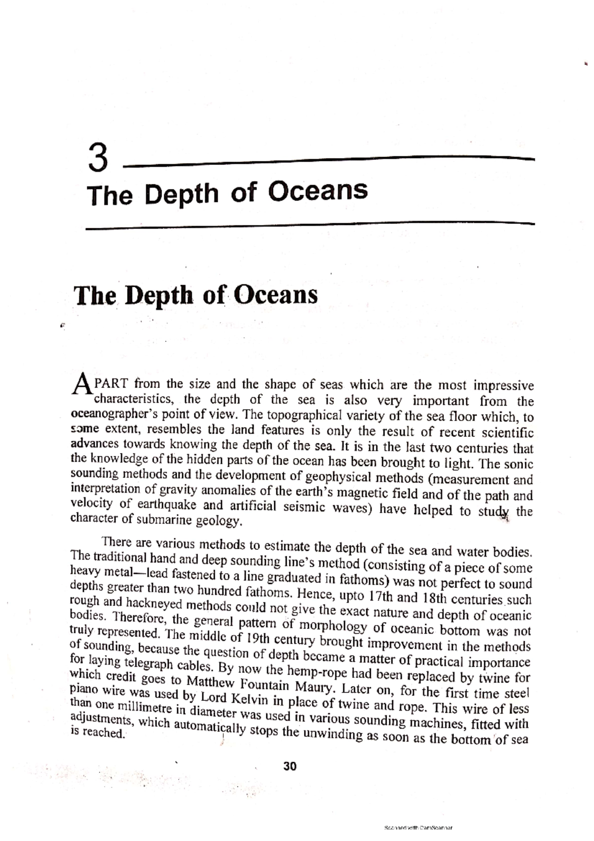Oceanography: Understanding the Depths of Oceans and Their Features ...