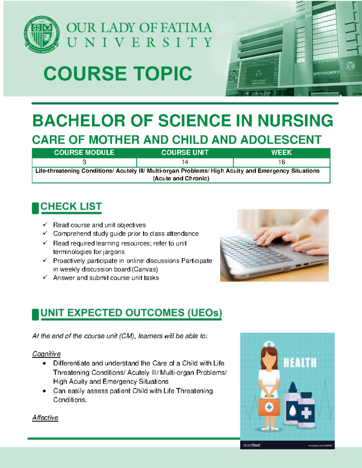 219-M3-CU14: Nursing Care for High Acuity & Emergency Situations - Studocu