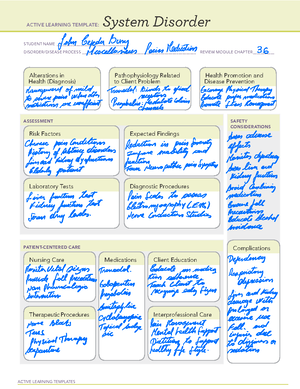 Template med surg 5 - good - ACTIVE LEARNING TEMPLATES Basic Concept ...