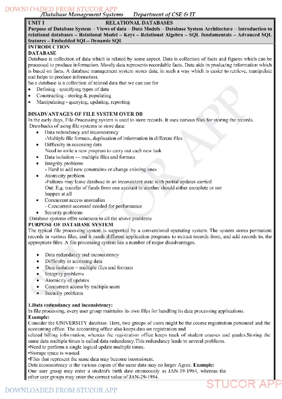 CS3492 DATABASE MANAGEMENT SYSTEMS BOOK PDF visual data 8