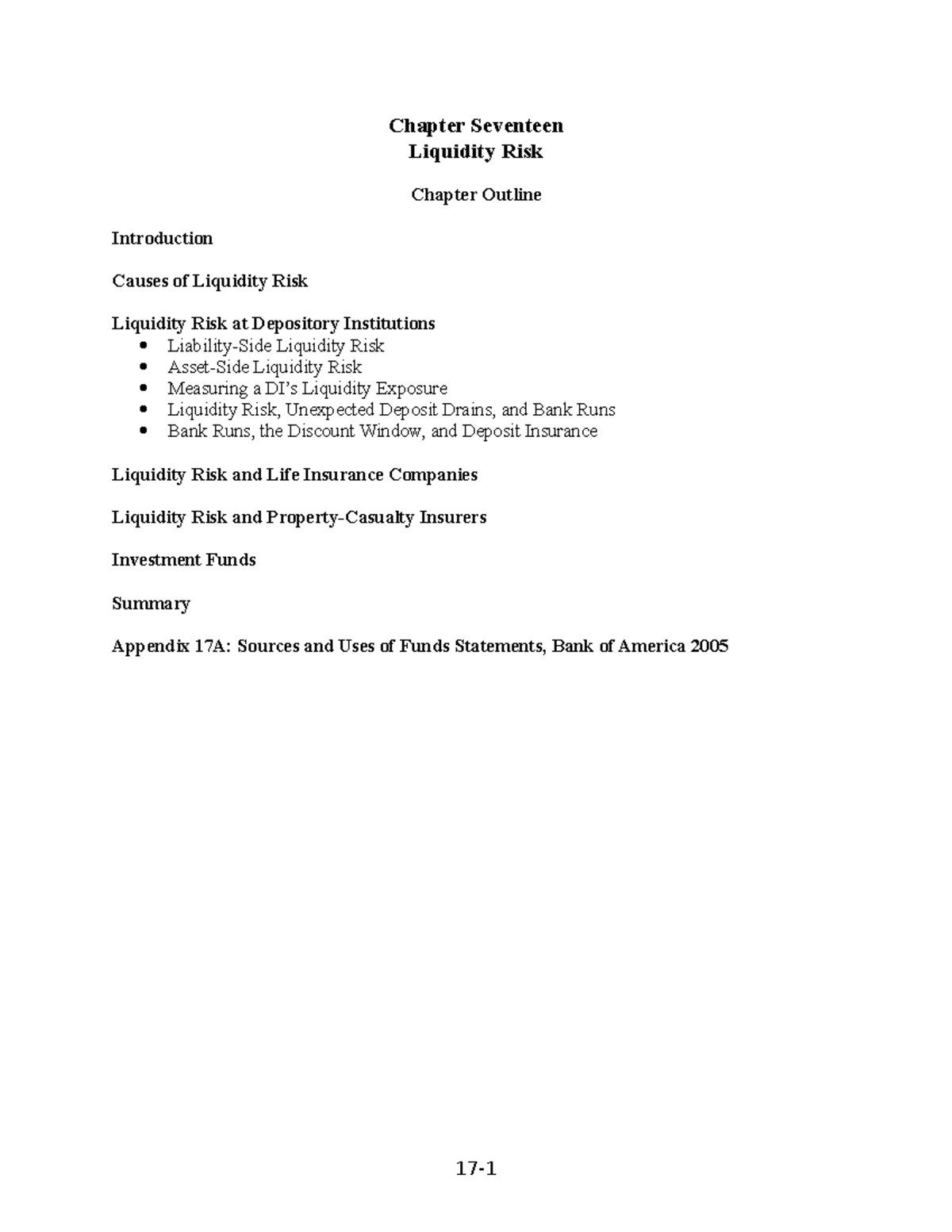 Liquidity Risk Management Strategies and Solutions (FIN 301) - Studocu