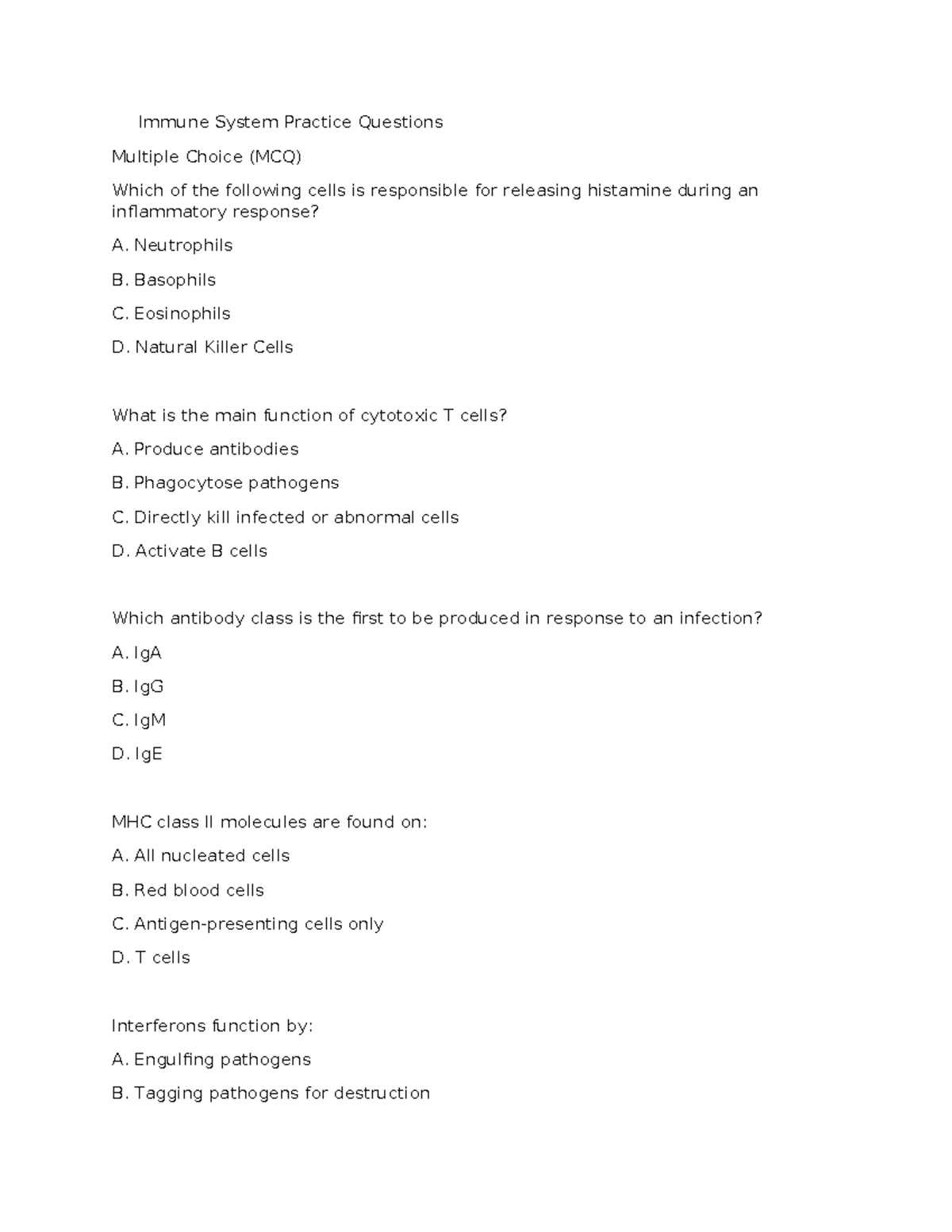 Comprehensive Exam Review: Digestive, Circulatory, and Nervous Systems ...