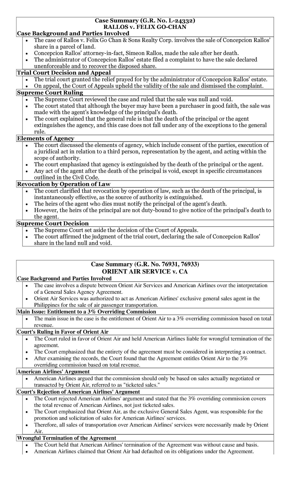 APT Cases Summary: Key Legal Rulings and Implications - Studocu