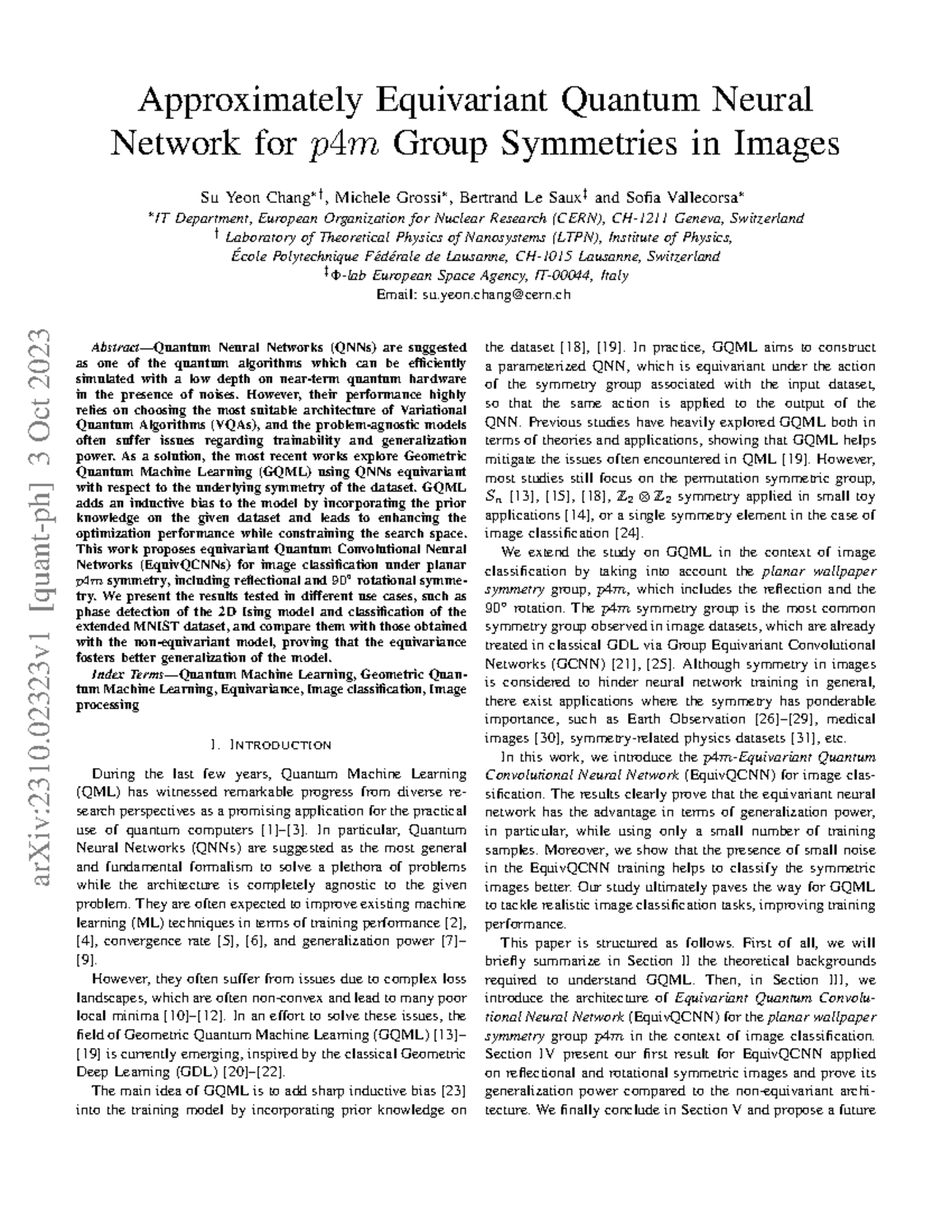 Approximately Equivariant Quantum Neural Networks for p4m Symmetries in ...