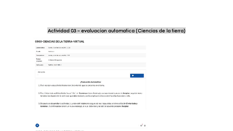 Actividad 03 – evaluacion automatica (Ciencias de la tierra) - Document Preview