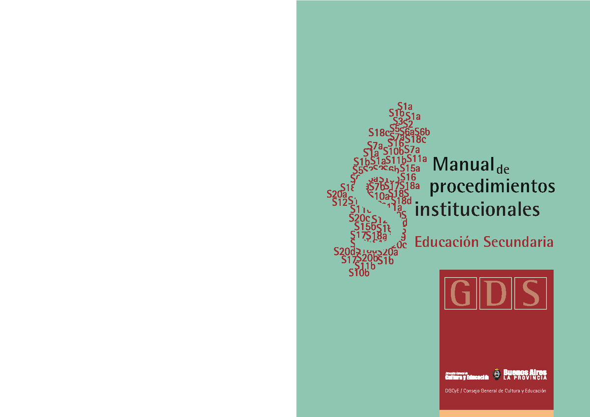 Manual De Procedimientos Institucionales Educacin Secundaria Pdf